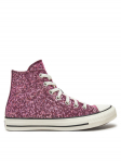 Converse Tennised Chuck Taylor All Star Glitter Hi A11137C Roosa