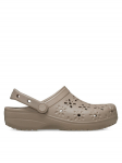 Crocs Pl&auml;tud Classic Floral Cut Out Clog 210927 Pruun 41_42