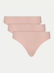 Calvin Klein Underwear Stringide komplekt 000QD3558E Roosa XS