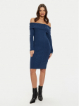 Guess Kootud kleit W5RK0G Z2YJ2 Tumesinine Bodycon Fit