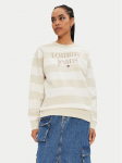 Tommy Jeans Pluus Ess Logo DW0DW19041 Beež Relaxed Fit