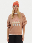 Roxy Pluus ERJFT04874 Pruun Relaxed Fit