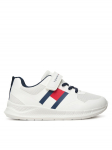 Tommy Hilfiger Tossud Flag Low Cut Lace-Up/Velcro T1X9-34369-1843 S Valge