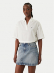 Tommy Jeans Polo s&auml;rk DW0DW22596 Valge Relaxed Fit