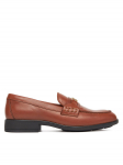 Tommy Hilfiger Loaferid Th Logo Leather Loafer FW0FW08705 Pruun