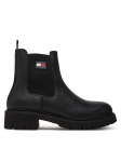Tommy Jeans Poolsaapad Tjw Chelsea Leather Boot EN0EN02825 Must