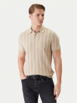 Tommy Hilfiger Polo s&auml;rk Vertical MW0MW41949 Beež Regular Fit