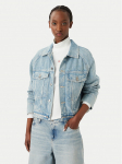 Calvin Klein Jeans Teksajakk LV047G726G Helesinine Boxy Fit