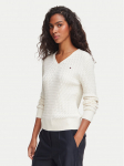 Tommy Hilfiger Kampsun WW0WW44987 Kreemjas Regular Fit