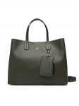Tommy Hilfiger K&auml;ekott Th Icon Satchel Mono AW0AW18923 Khakiv&auml;rviline