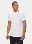 Boss Polo s&auml;rk Paul 50506193 Valge Slim Fit