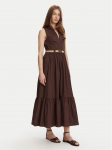 TWINSET Igap&auml;evane kleit 251TT2101 Pruun Regular Fit