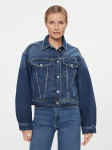 Pepe Jeans Teksajakk Turner Sparkle PL402328 Tumesinine Relaxed Fit