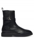 Calvin Klein Saapad Ankle Boot W/ Metal Logo HW0HW02663 Must