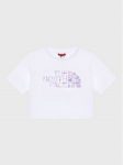 The North Face T-s&auml;rk Crop Easy NF0A83EU Valge Regular Fit