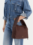 Tommy Hilfiger K&auml;ekott City Leather Shoulder Bag AW0AW18152 Pruun
