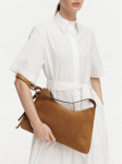 Tommy Hilfiger K&auml;ekott Th Statement Shoulder Bag Suede AW0AW18824 Pruun