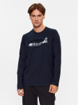 Aeronautica Militare Pikkade varrukatega T-s&auml;rk 232TS2132J609 Tumesinine Regular Fit