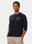 Aeronautica Militare Pikkade varrukatega T-s&auml;rk 262TS2568UJ00703 Tumesinine Regular Fit