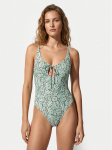 Roxy Ujumistrikoo Wildside Paisley ERJX103810 Roheline