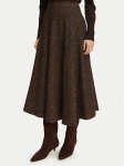 Luisa Spagnoli Trapetsseelik Frazione 543515 Tumepruun A-Line Fit