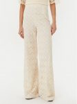 TWINSET Riidest p&uuml;ksid 251TP2409 Beež Wide Leg