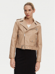PINKO Nahkjope 103897 A21L Beež Regular Fit