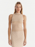 Guess Kampsun W3YR26 Z37K0 Beež Slim Fit