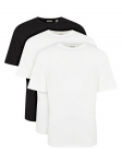 Only & Sons T-s&auml;rkide komplekt Jeff 22034550 Valge Relaxed Fit