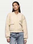 Pieces Bomber-jakk Fully 17152505 Valge Regular Fit