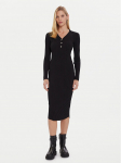 Morgan Kootud kleit 252-RMEXAS Must Slim Fit