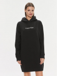 Calvin Klein Kootud kleit Hero Logo Hoodie Dress K20K206897 Must Regular Fit M
