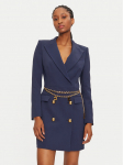 Elisabetta Franchi Kokteilikleit AB-657-46E3-V650 Tumesinine Regular Fit