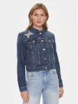 Guess Teksajakk Delya W4RN54 D4VIG Tumesinine Regular Fit