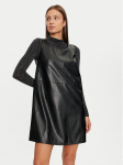 Vila Tehisnahast kleit Dede 14099817 Must Slim Fit
