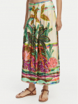 LOLA CASADEMUNT Midiseelik LS2608001 Kreemjas Regular Fit