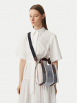 Tommy Hilfiger K&auml;ekott Th City Mini Satchel Jacquard AW0AW18732 Sinine
