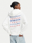 Tommy Jeans Pluus Star Novelty DW0DW23484 Valge Boxy Fit