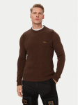 Aeronautica Militare Kampsun 262MA1571UL00409 Pruun Regular Fit