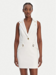 Elisabetta Franchi Kokteilikleit AB-924-61E2-V520 Valge Regular Fit