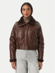 Marilyn Monroe Tehisnahast jope 62KOZD1600 Pruun Regular Fit