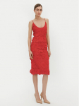 Bardot Kokteilikleit 59747DB Punane Regular Fit