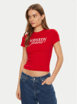 Tommy Jeans T-s&auml;rk Essential DW0DW19447 Punane Slim Fit
