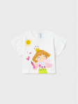 Mayoral T-s&auml;rk 1010 Valge Regular Fit