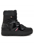 Tommy Hilfiger Lumesaapad Patent Snowboot FW0FW07852 Must