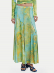 Desigual Maksiseelik Desvanecer 25WWFK06 Roheline Regular Fit
