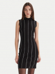 HUGO Kootud kleit Sbonny 50548258 Must Slim Fit XS