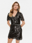 TWINSET Kokteilikleit 232TT2050 Must Regular Fit