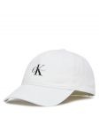 Calvin Klein Nokam&uuml;ts Monologo Printed Baseball Cap LV04K5027G Valge