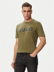 HUGO T-s&auml;rk Dulivio 50467556 Roheline Regular Fit